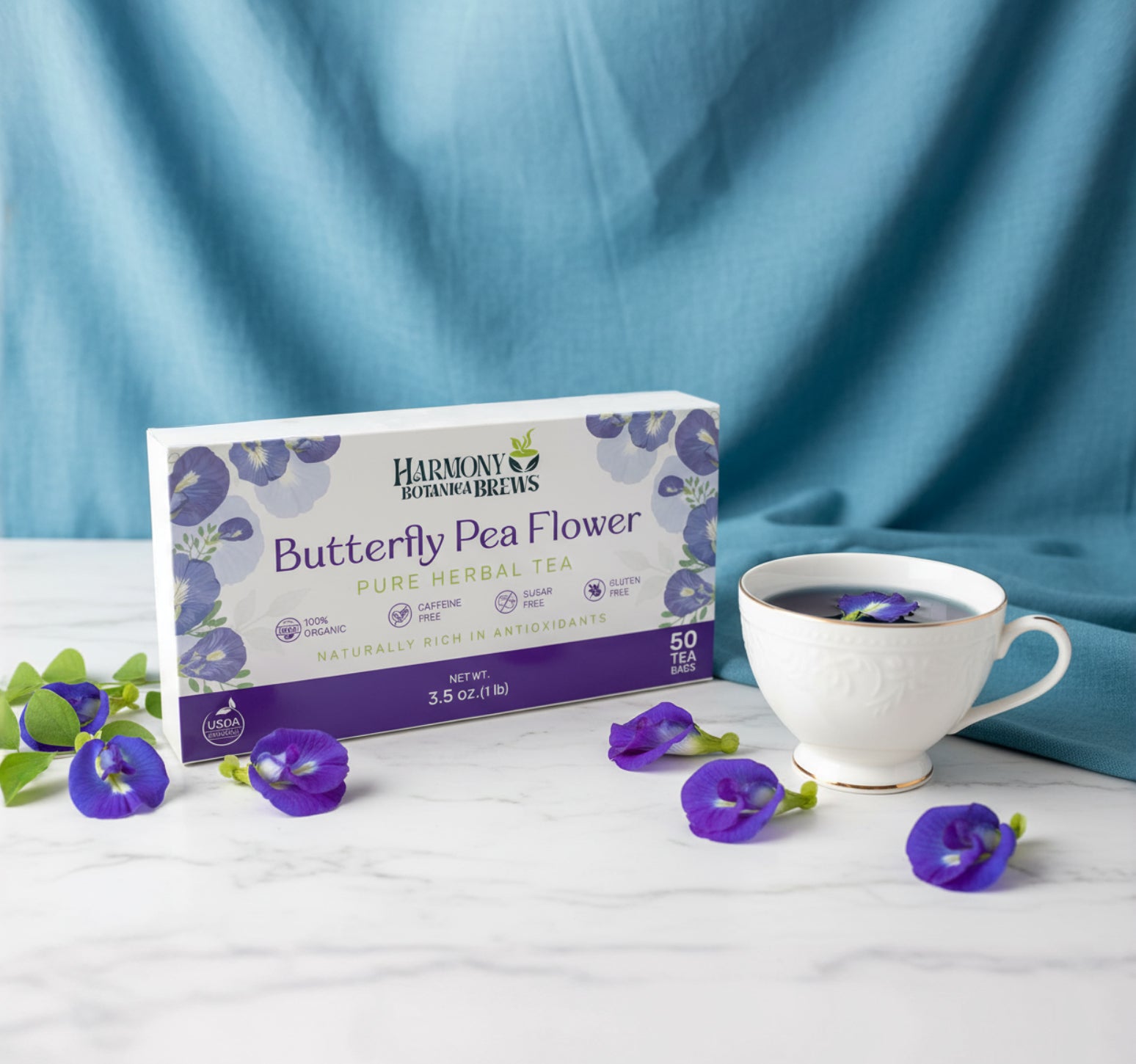 Organic Butterfly Pea Flower Tea